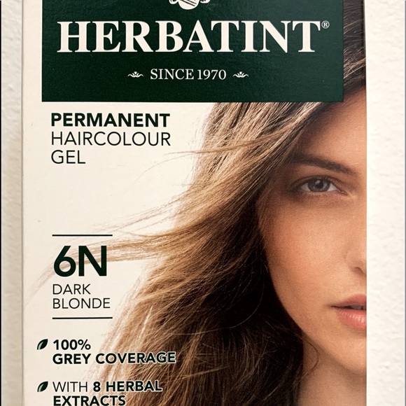 Herbatint Natural Hair Dye in 6N - Neutral Dark Blonde - Picture 1 of 4